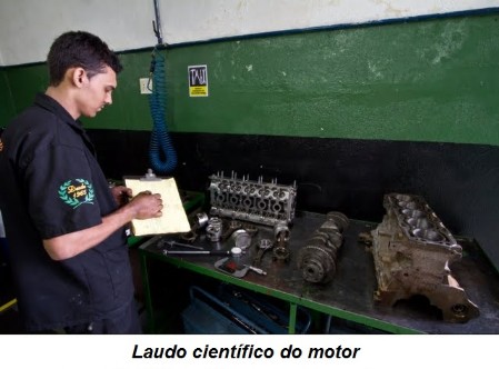 Laudo técnico do motor